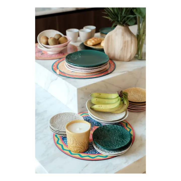 Maison Vessel Assiettes Blanca dentelle Flora - Set de 2 | Jade