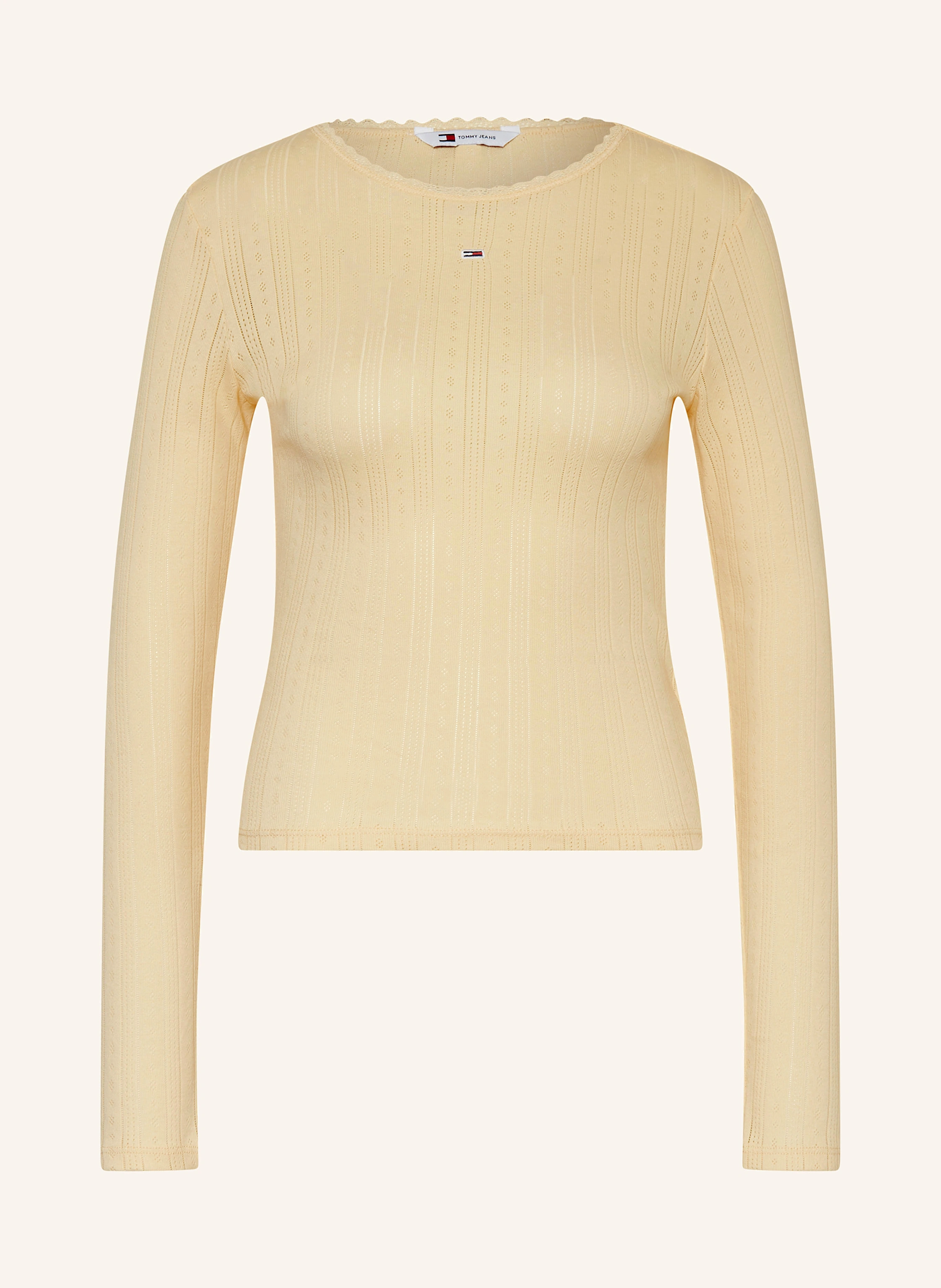 TOMMY JEANS Longsleeve mit Spitze