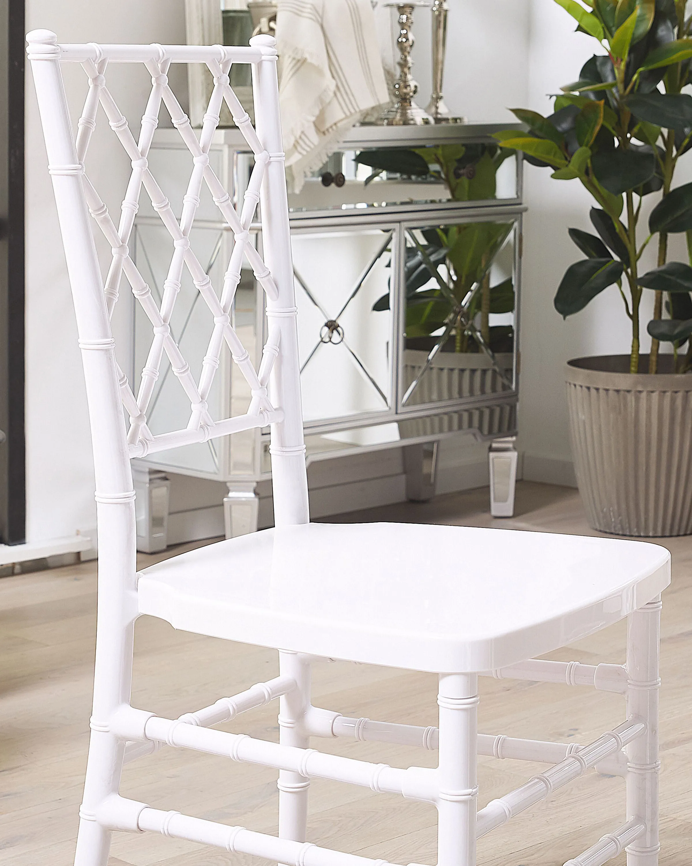 Set van 2 eetkamerstoelen CLARION Wit