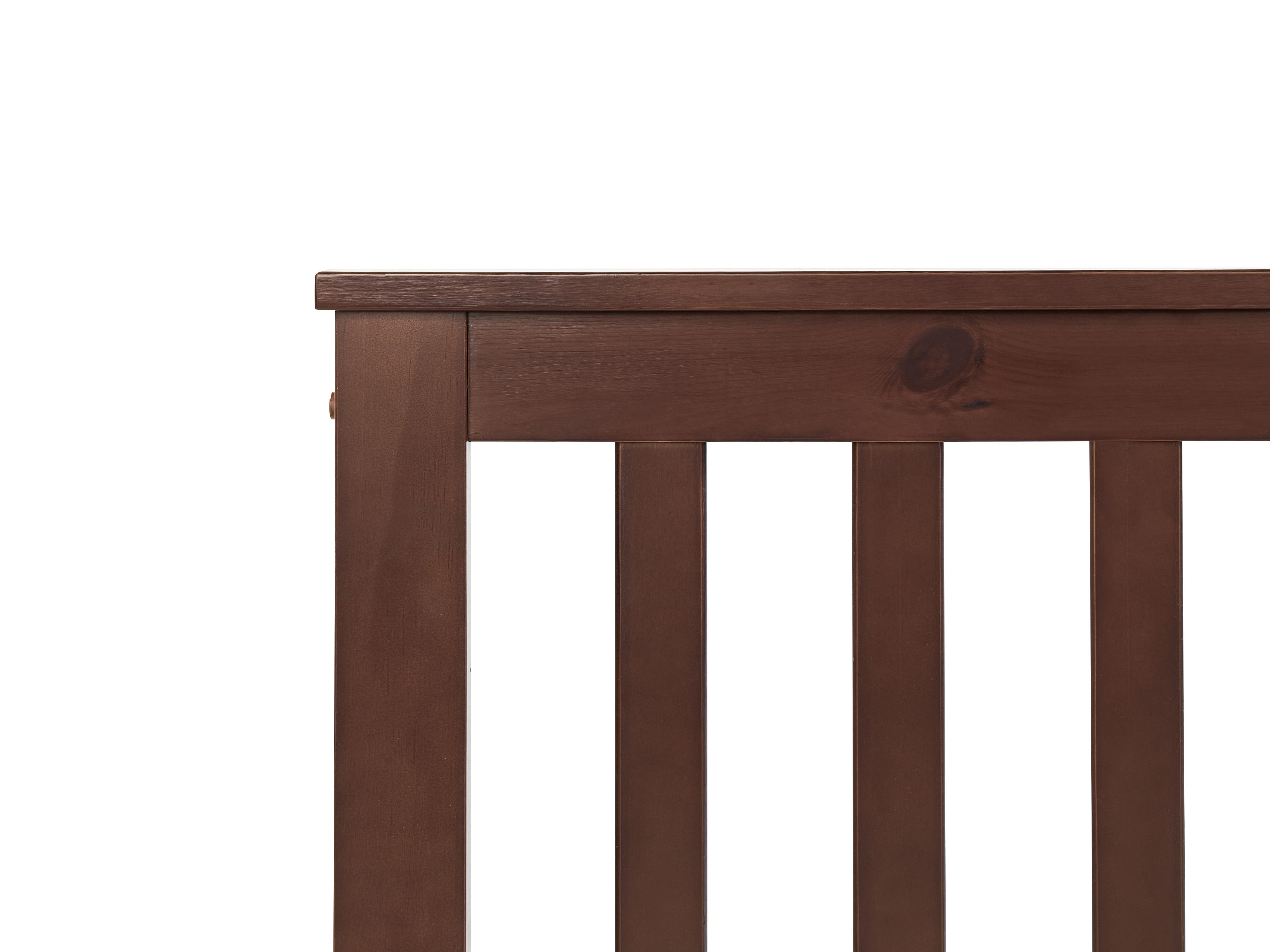 Bed Dennenhout MAYENNE 180 x 200 cm Donkerbruin