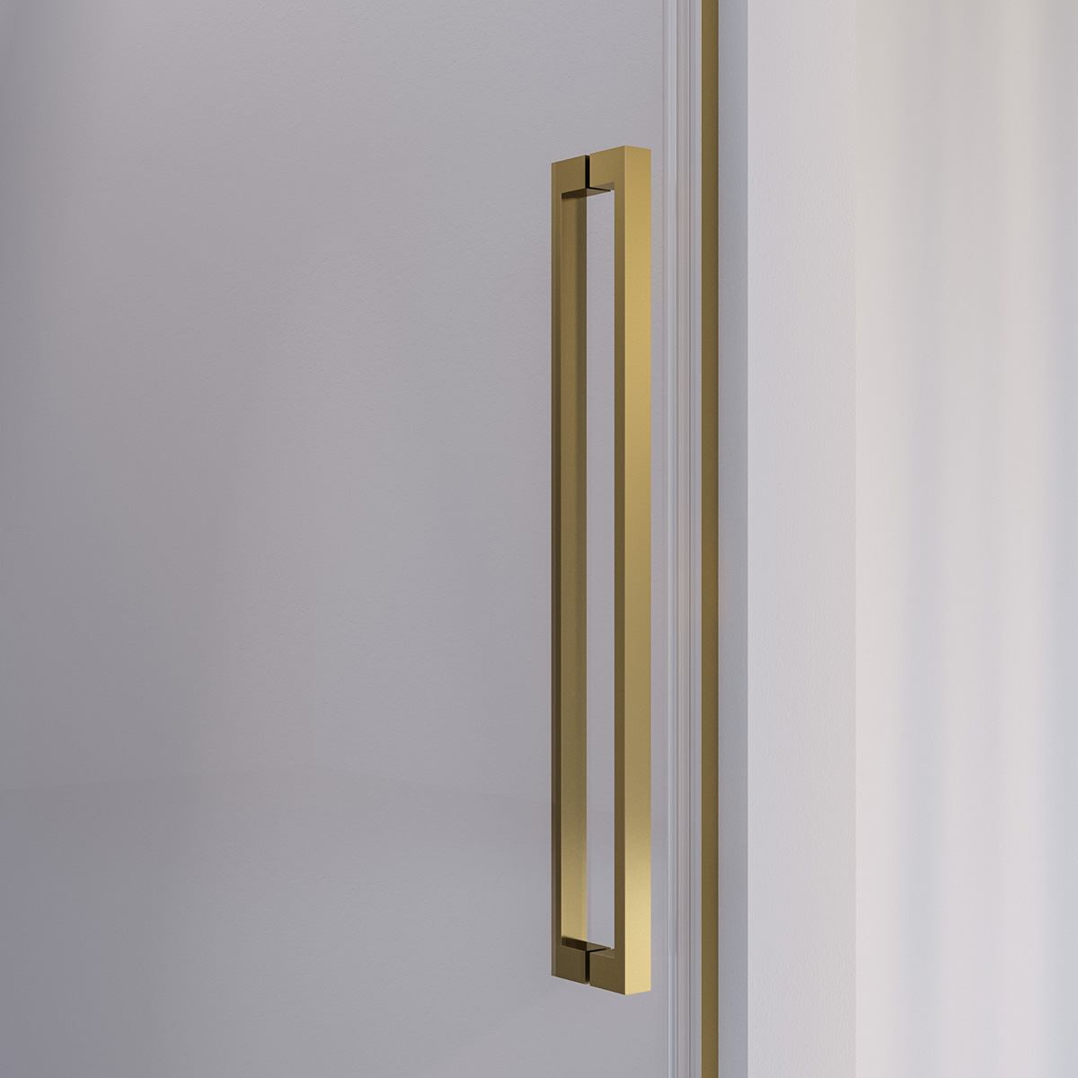 Brauer Season nisdeur met draaideur 80cm messing