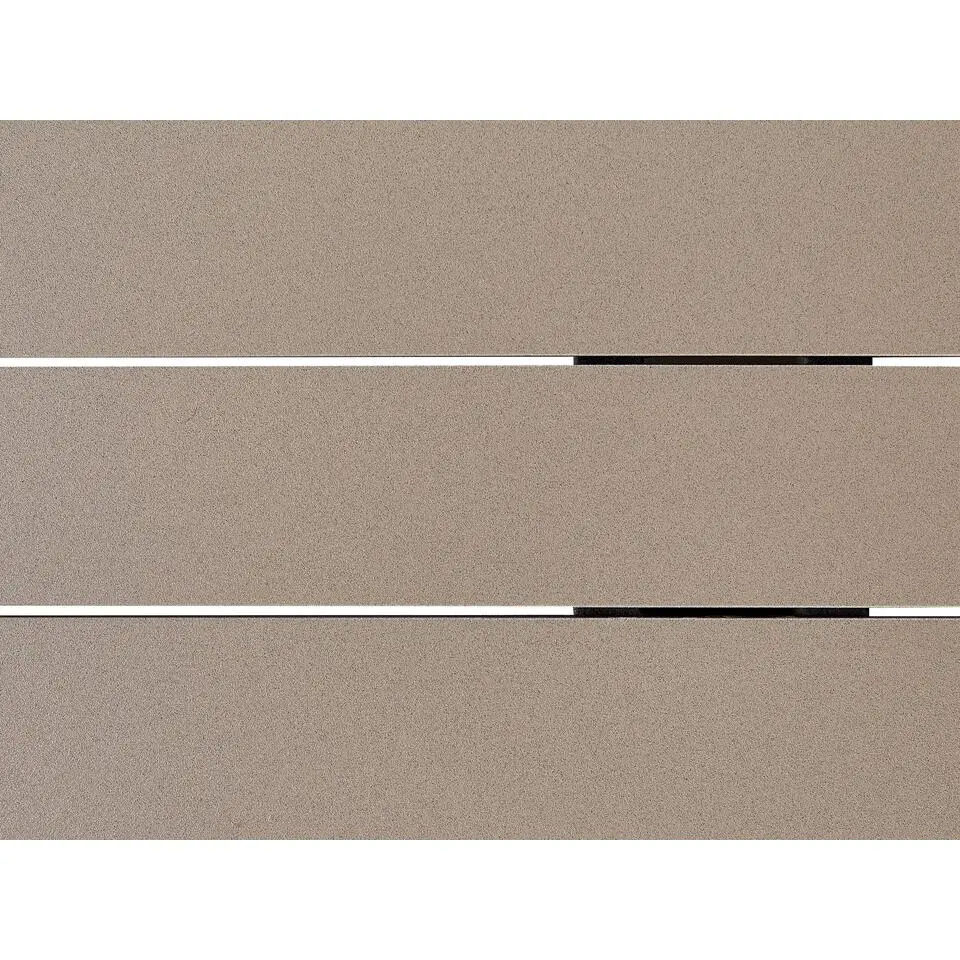 CASCAIS - Tuintafel - Beige - 105 x 200 cm - Aluminium