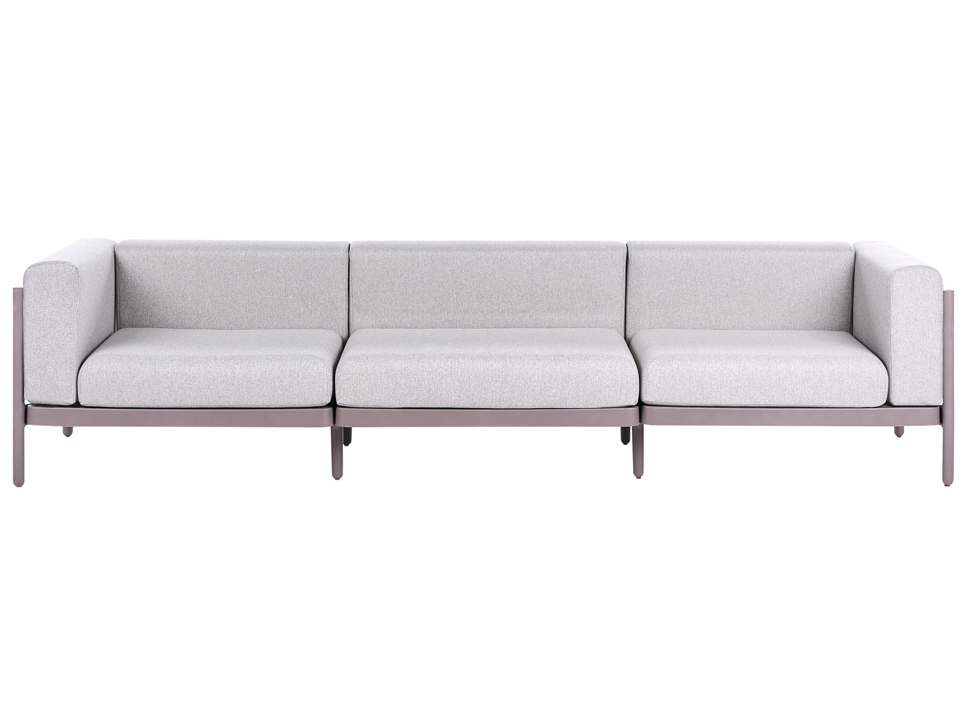 Tuin loungebank 3-zits FERRETTI Taupe