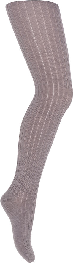 mpKids Wool rib tights Dark purple dove