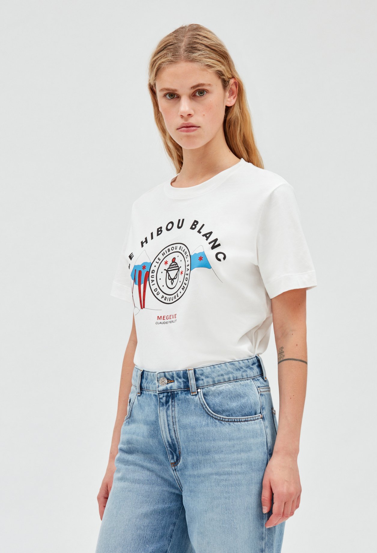 T-shirt Le Hibou ecru
