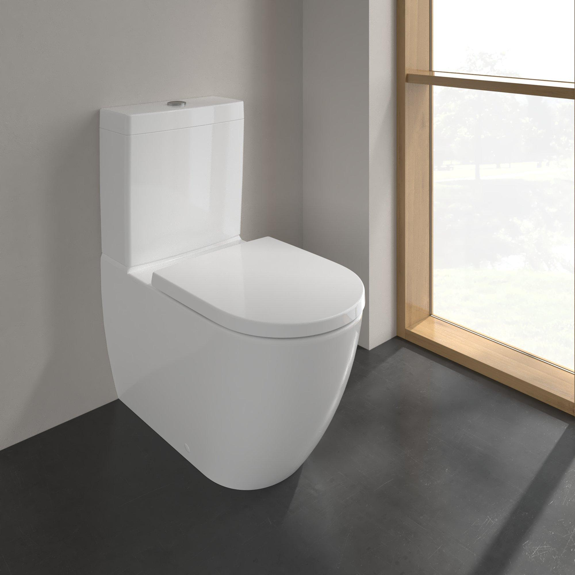 Villeroy & Boch Subway 3.0 randloos duoblok toilet met TwistFlush wit glans