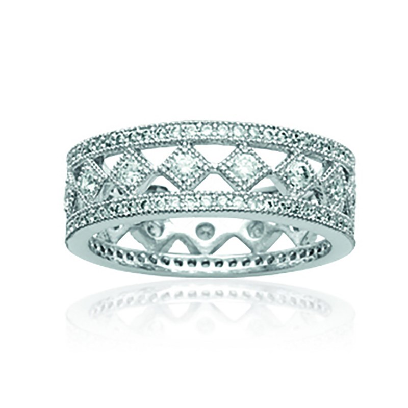 Bague Femme - Argent 925 - Oxyde de zirconium