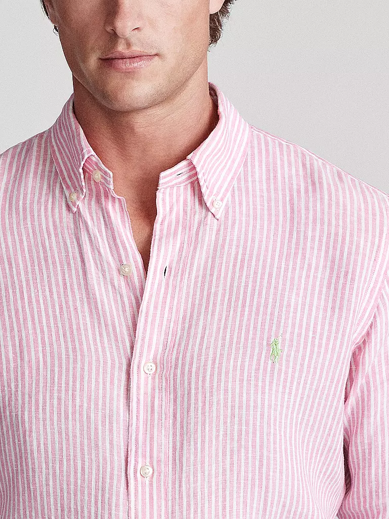 POLO RALPH LAUREN Leinenhemd rosa