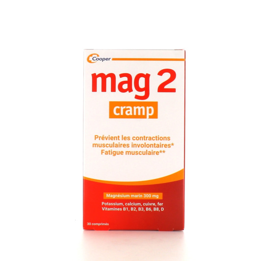 Mag2 Cramp magnésium marin contre les crampes - Complément alimentaire