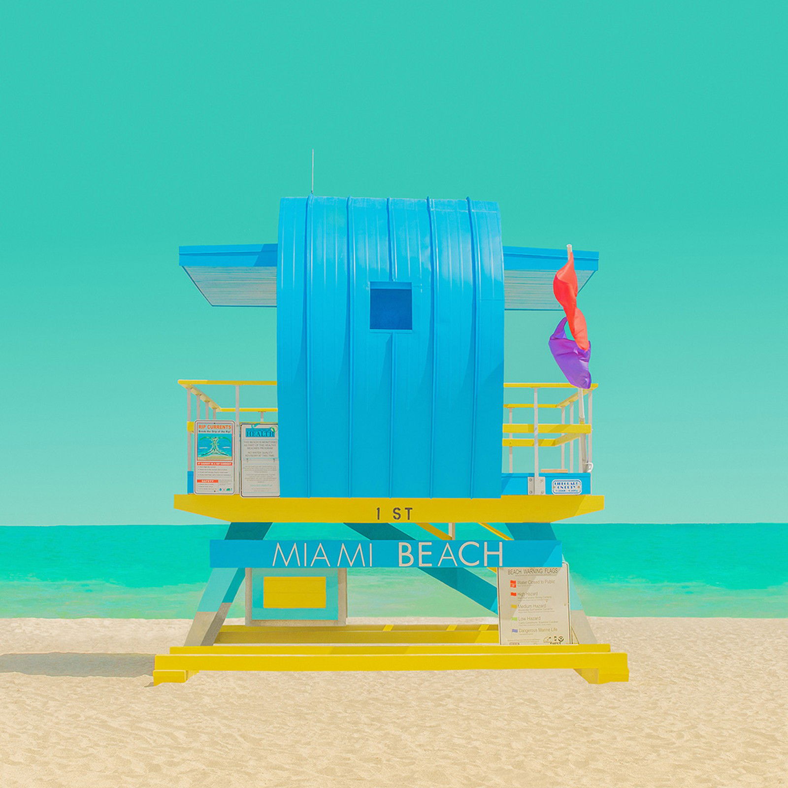 The Modern Paradise - Miami Beach 2 by Mijoo Kim & Minjin Kang - Petites - Small Open Edition.