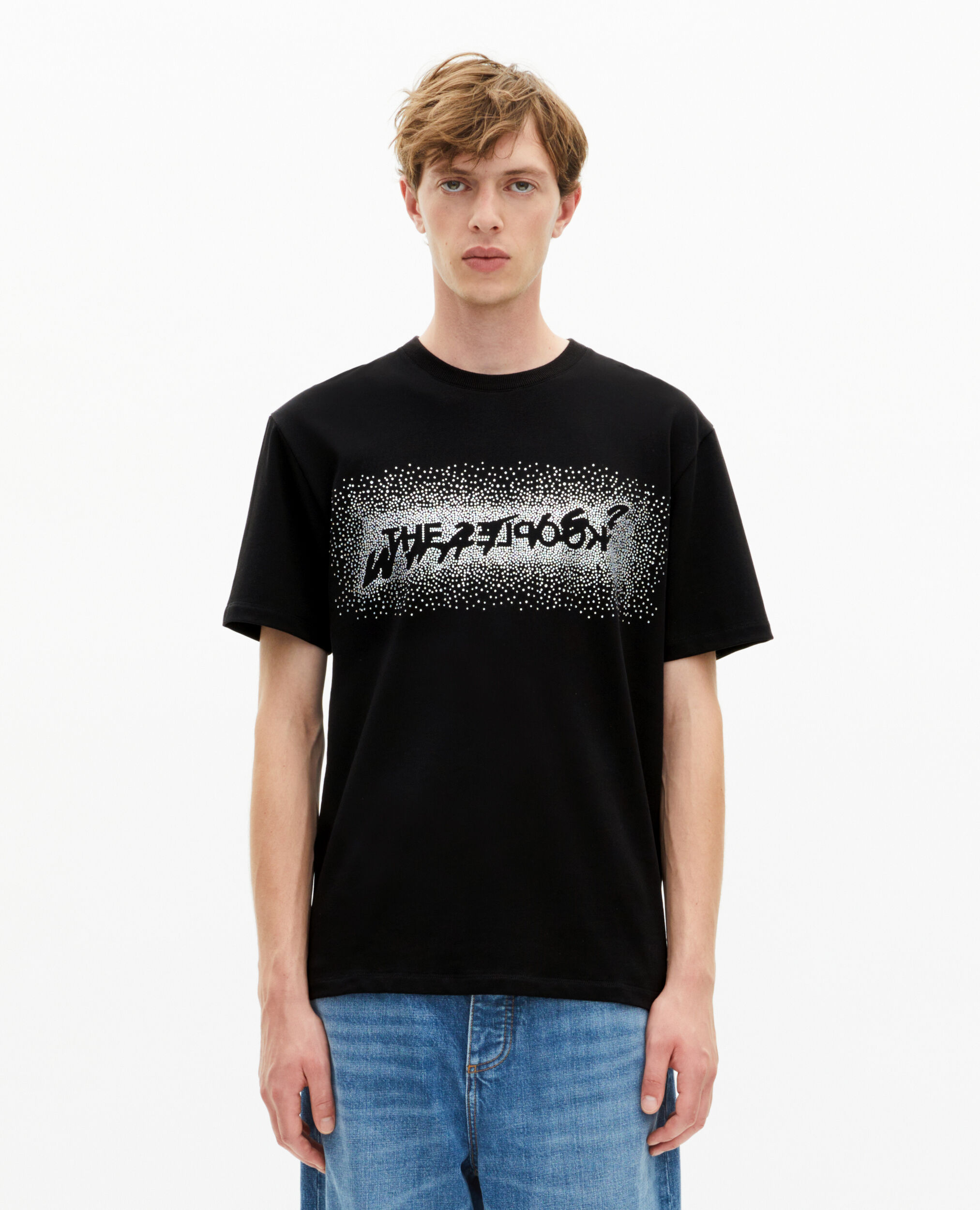 T-shirt What is à strass noir