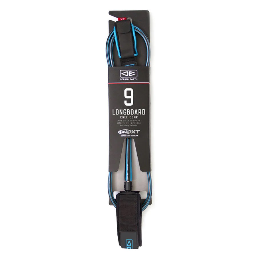 Ocean and earth Longboard leash knee - 9'0 - One XT Black
