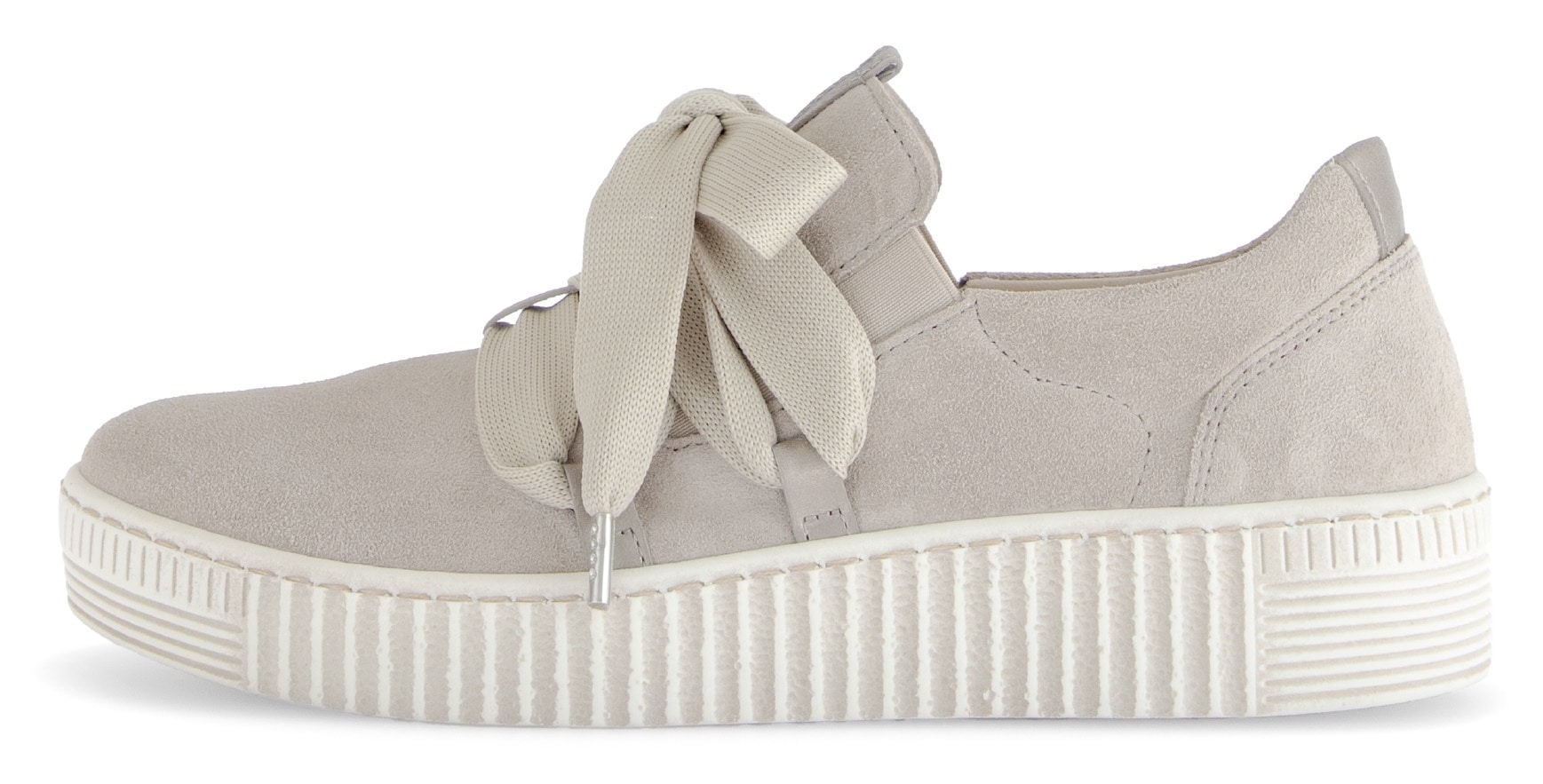 Gabor Plateausneaker  Schnürschuh, Halbschuh, Slipper mit aufgesetzter Zierschnürung