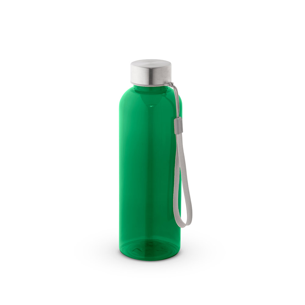 hi!dea 54326 - Bouteille PET recyclé (100% rPET) translucide, finition brillante 600 mL