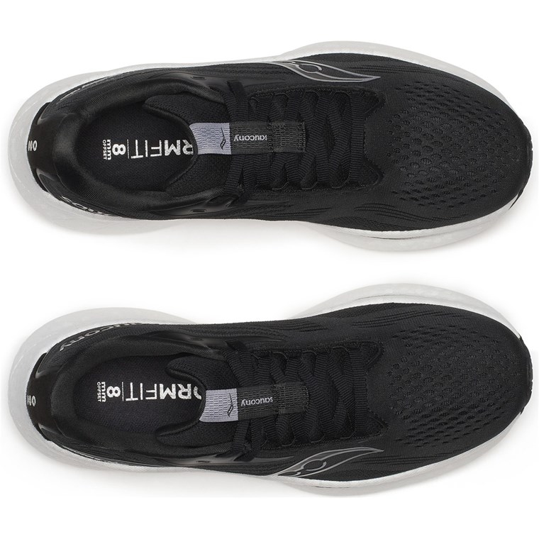 Saucony Ride 18 Wide Women Black/White