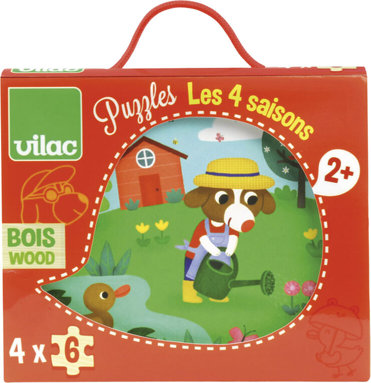 VILAC Vilac - Puslespil 4x6 brk - De 4 årstider
