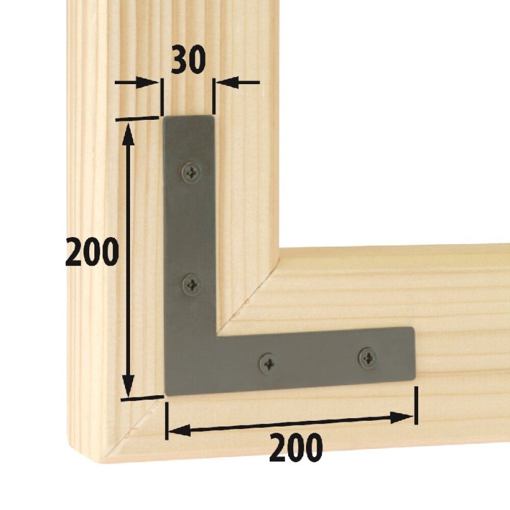 VINKELJERN 200X200X30 MAGNODUR