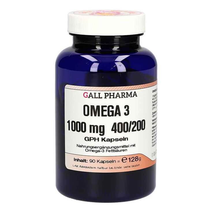 Omega 3 1000 mg 400 / 200 GPH Kapseln, 90 St