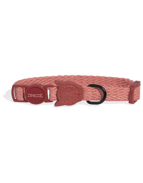 Zee.Dog Canyon Halsband Kat - Kattenhalsband - 20-30x1.0 cm Lichtroze One Size