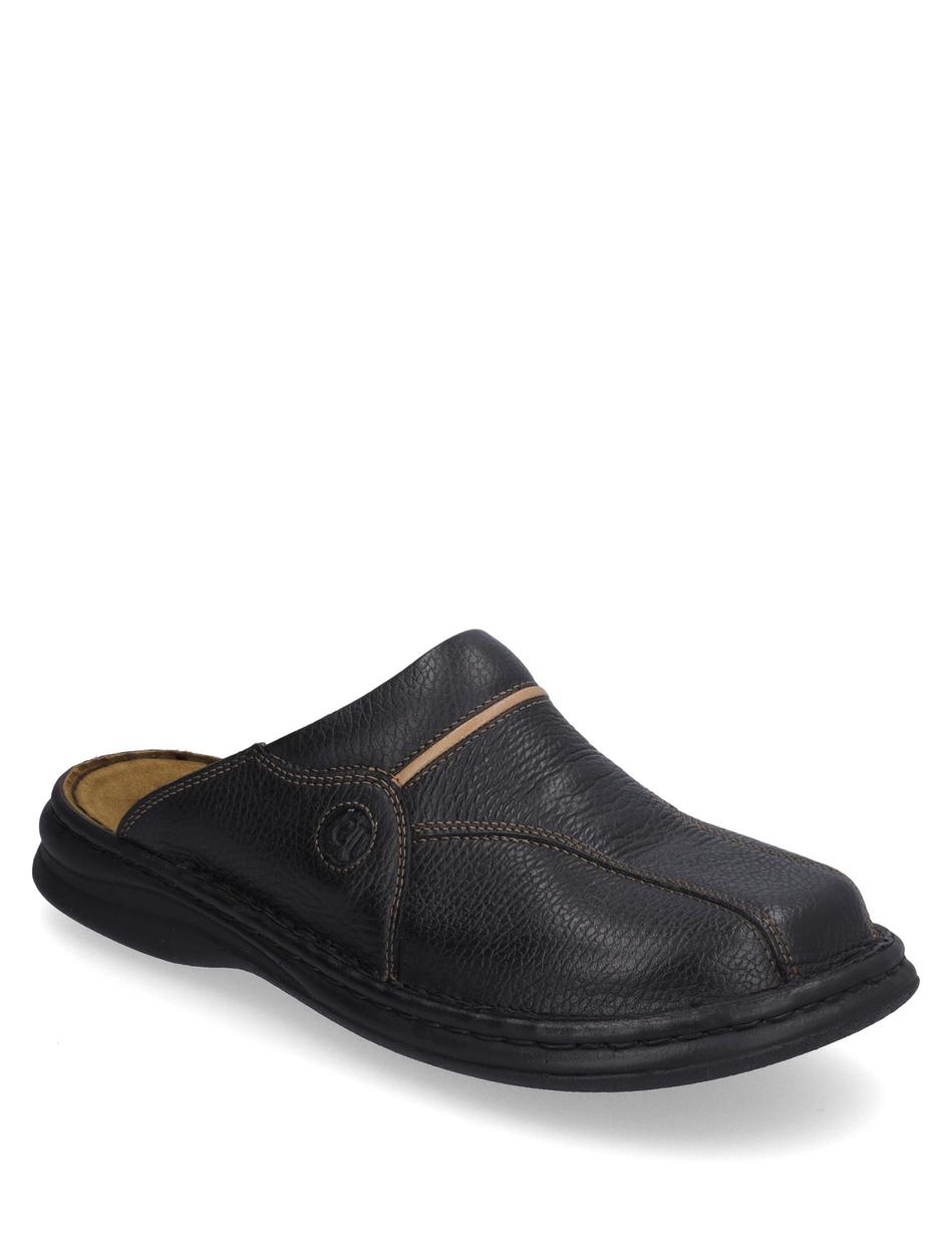 Clog Klaus, schwarz/cognac