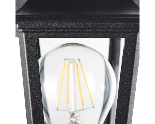 Buitenwandlamp, staand, 1-lichts, zwart