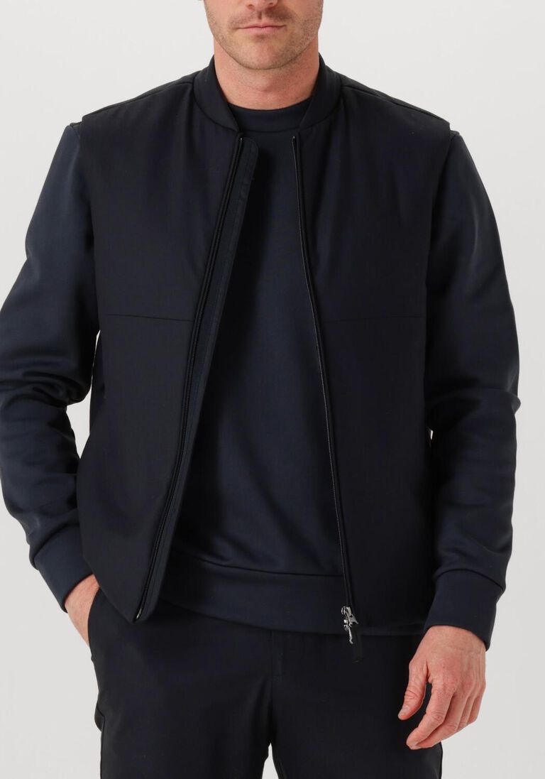 donkerblauwe wahts jack mitch stretch wool
