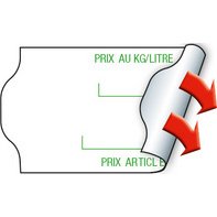 Étiquette pré-imprimée pour étiqueteuse, 32 x 19 mm