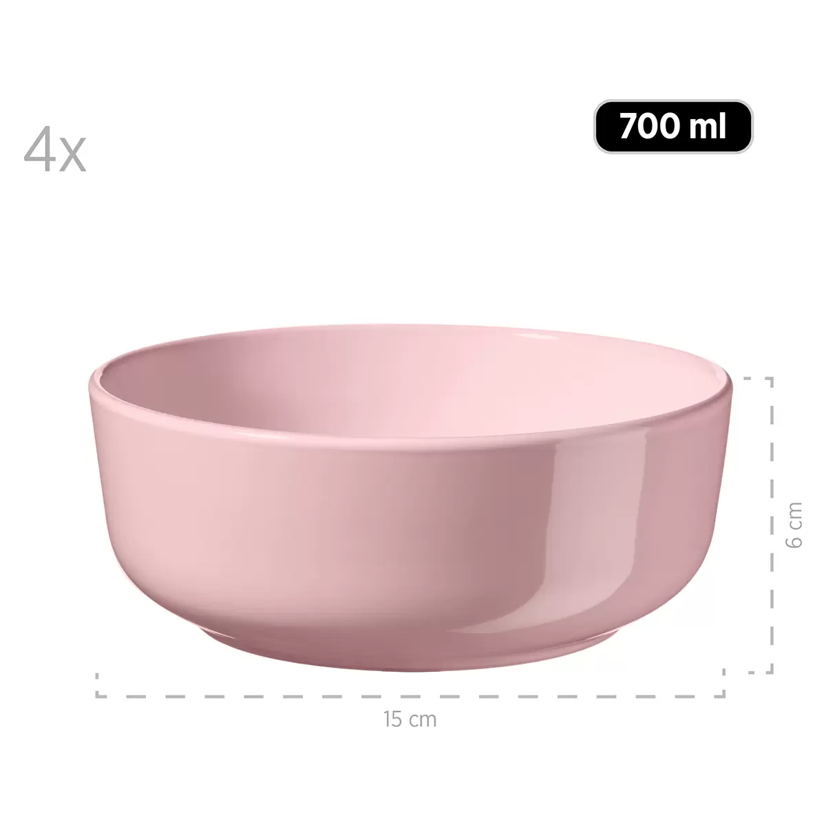 Kombiservice 16tlg. ALENIA Rosa