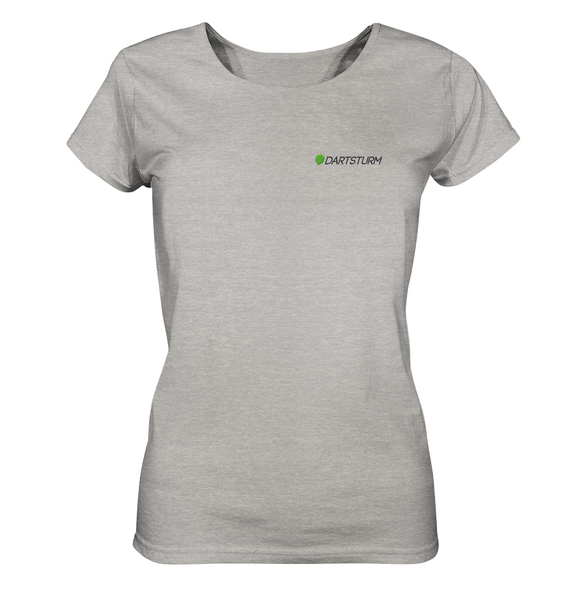 DartSturm - Logo Schwarz Damen Shirt (Stick)