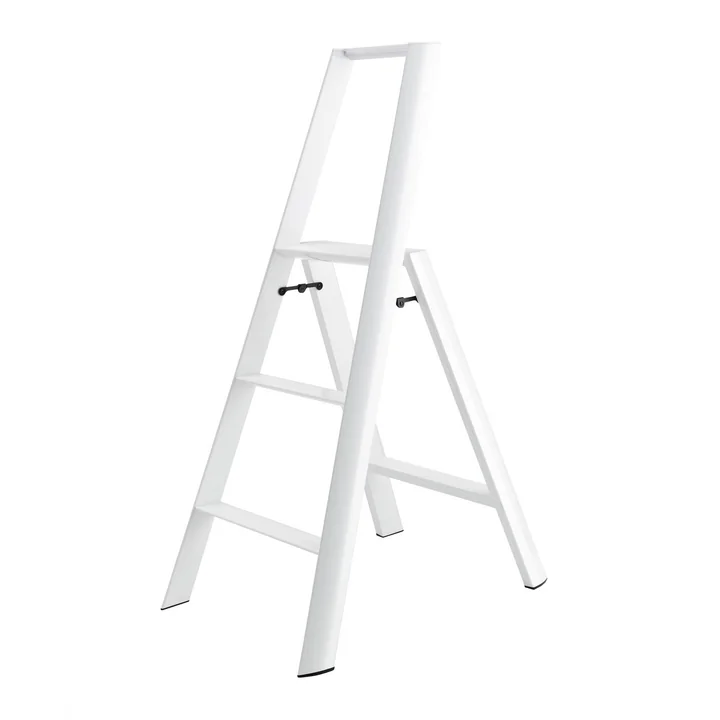 Metaphys - Lucano 3 Step Hockerleiter, weiss