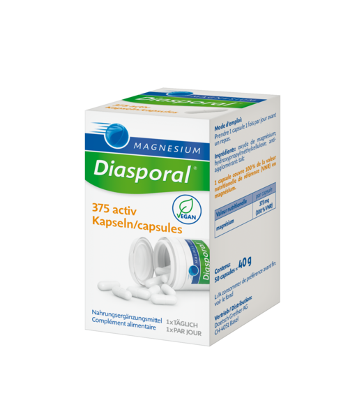 MAGNESIUM DIASPORAL Magnesium Diasporal Activ Kaps 50 Stk