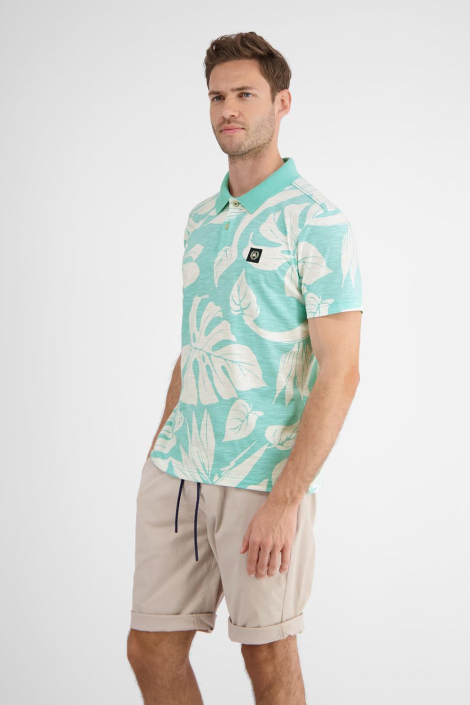 Lerros groene heren polo