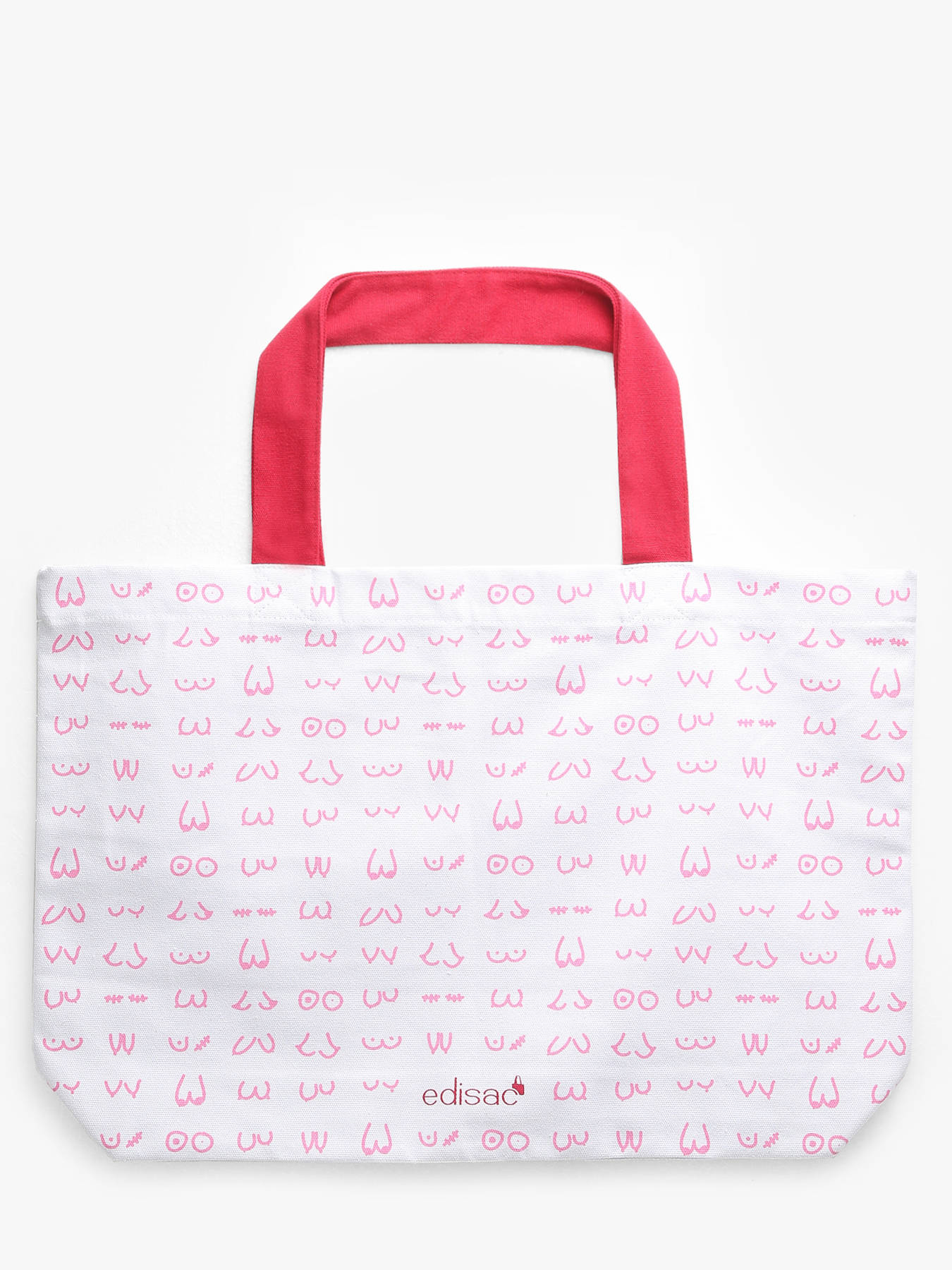 Sac port paule Octobre rose coton EDISAC