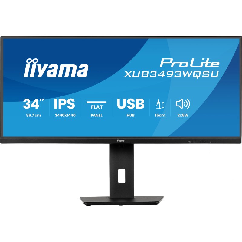 iiyama ProLite XUB3493WQSU-B6 écran plat de PC 86,4 cm (34