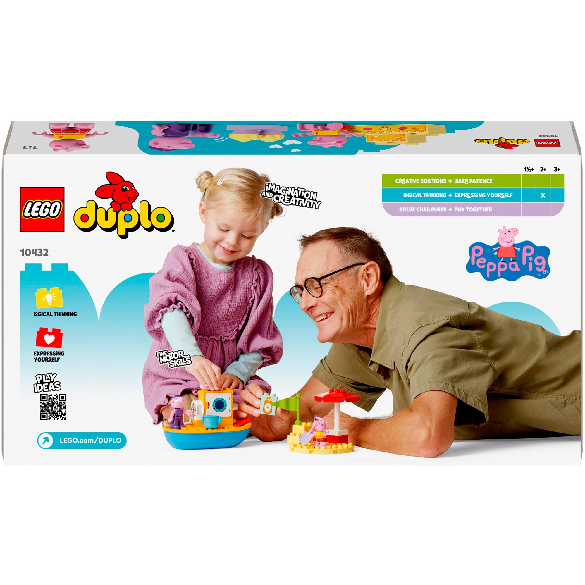 LEGO Konstruktionsspielzeug DUPLO Peppas Bootsausflug