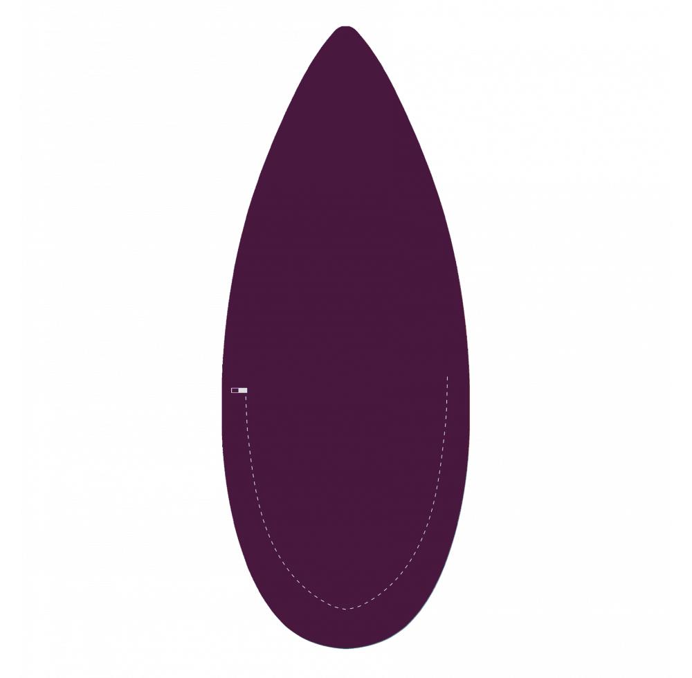 Toy Board PVC - Pro wave  Adulte Toyboard Prune