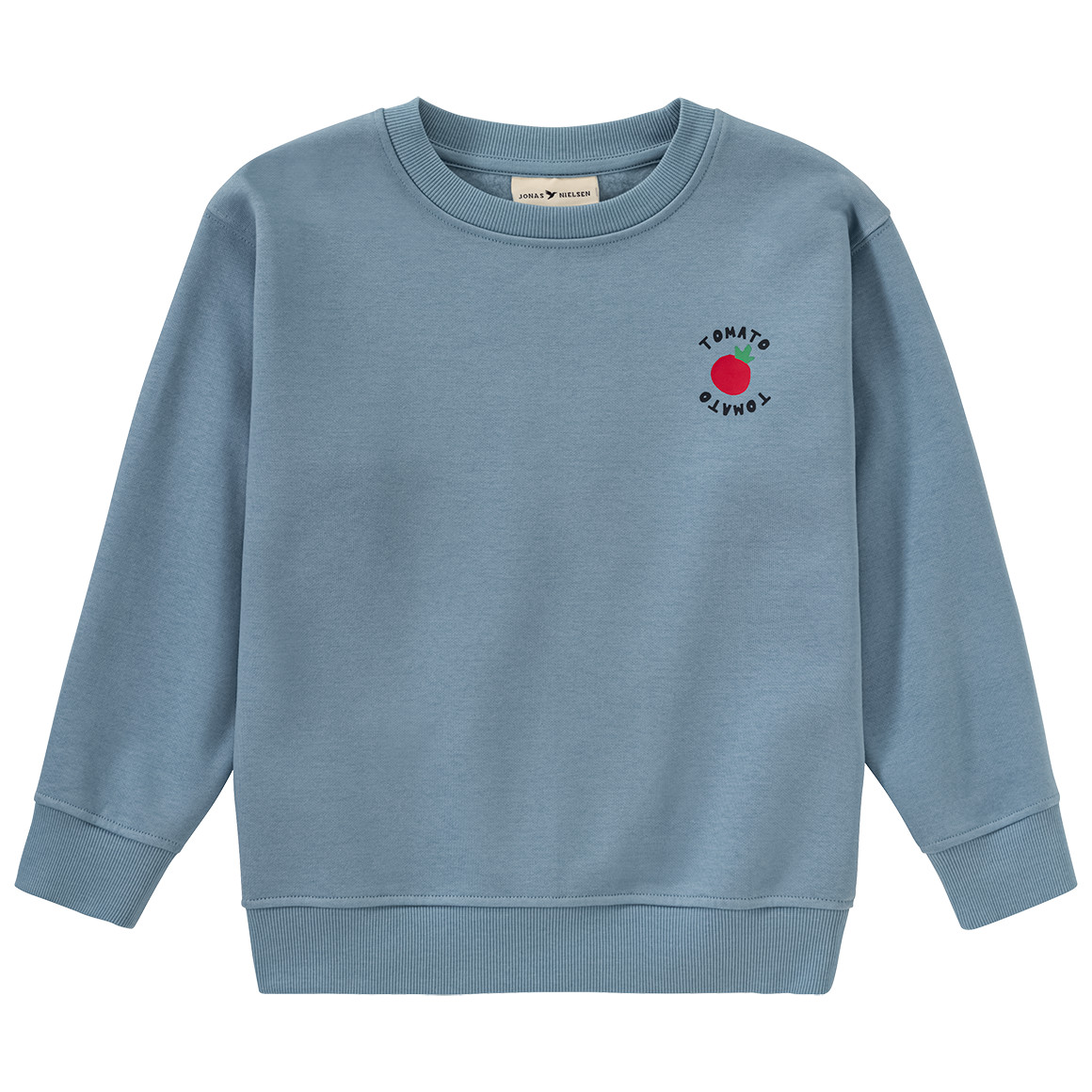 Jonas Nielsen Jungen Sweatshirt mit Tomaten-Print blau