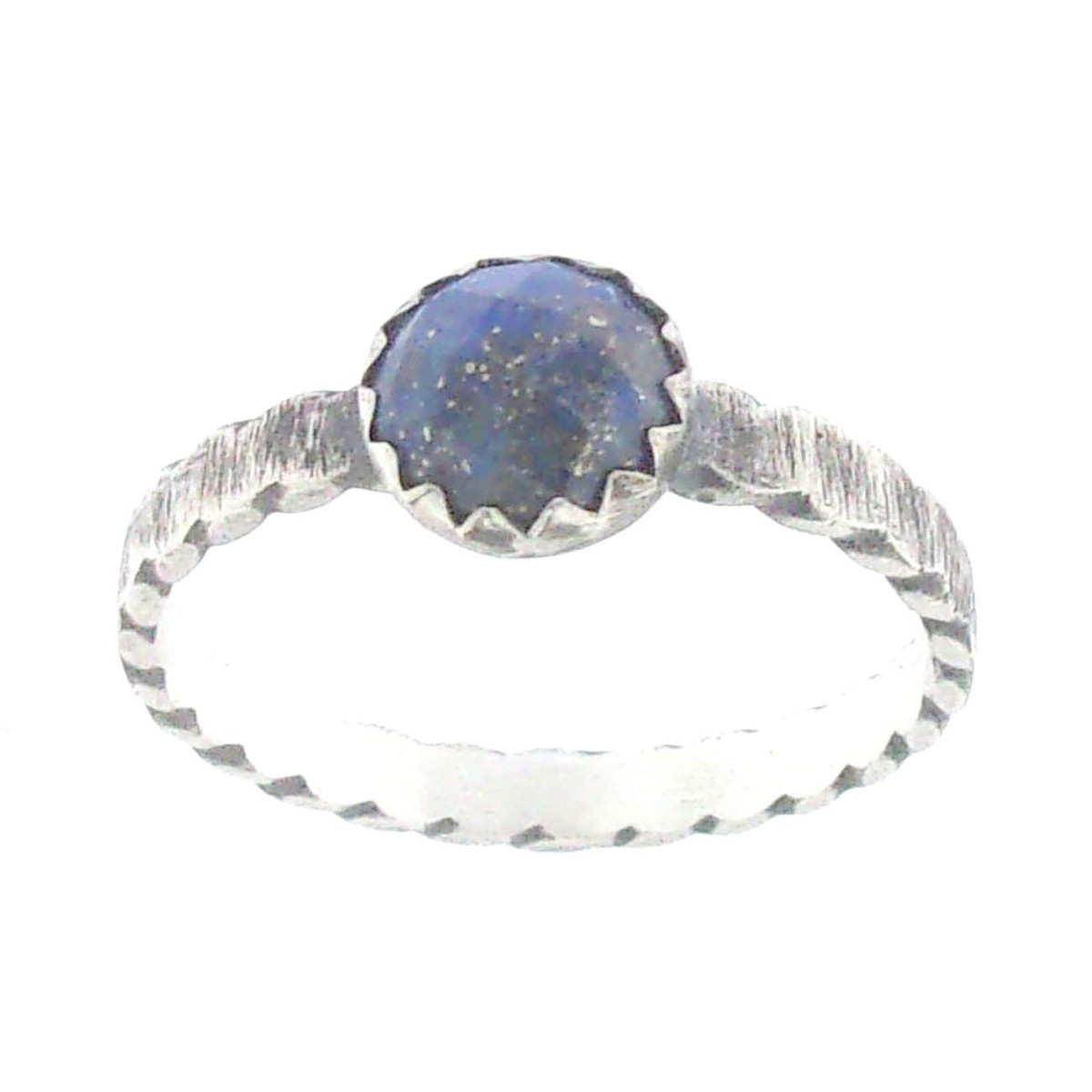 Bague Tikuna en Argent 925/1000 et Lapis-Lazuli