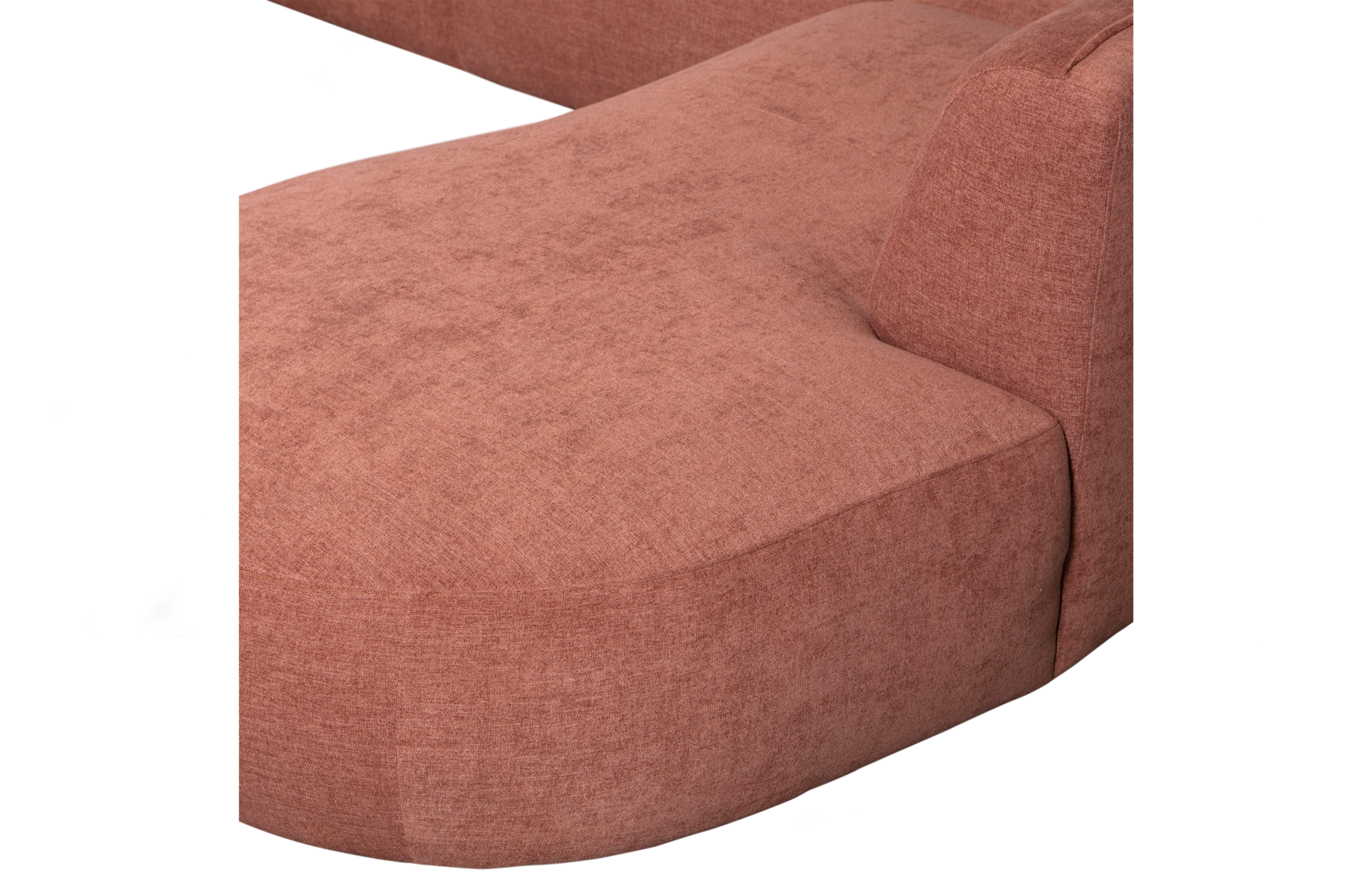 WOOOD Exclusive u-vorm bank Polly rechts Polly bank u-vorm rechts - Roze