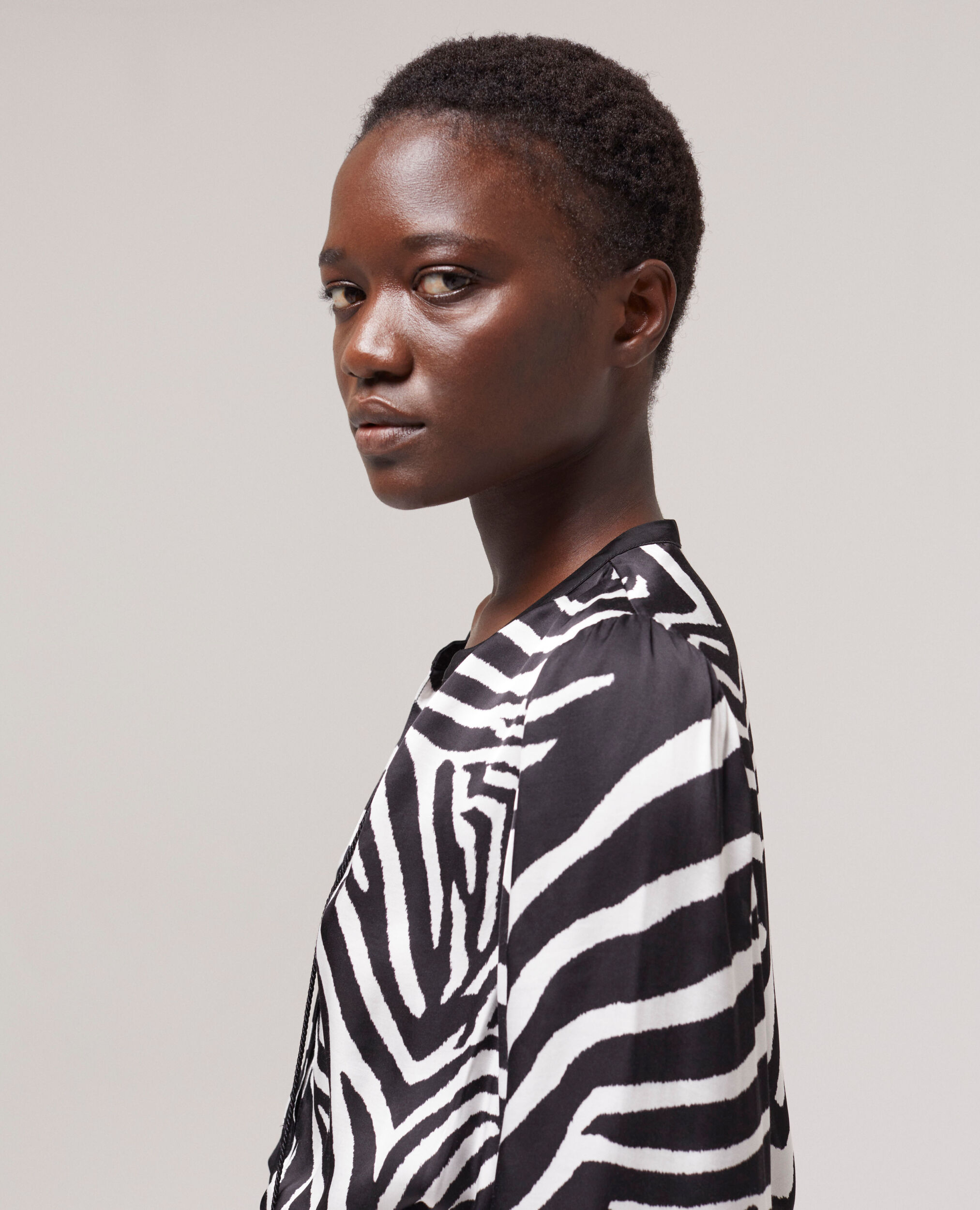 Robe courte imprimée