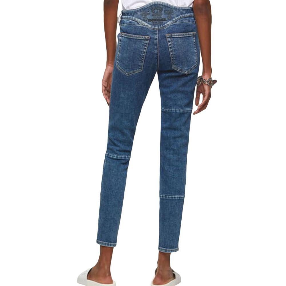 Diesel Jean Slim Taille Haute bleu Femme Diesel Babhila