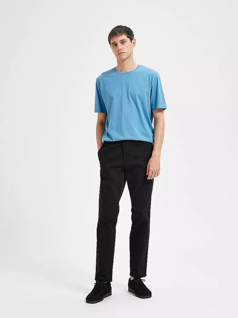 SELECTED Chino Slim Fit SLHSLIM schwarz