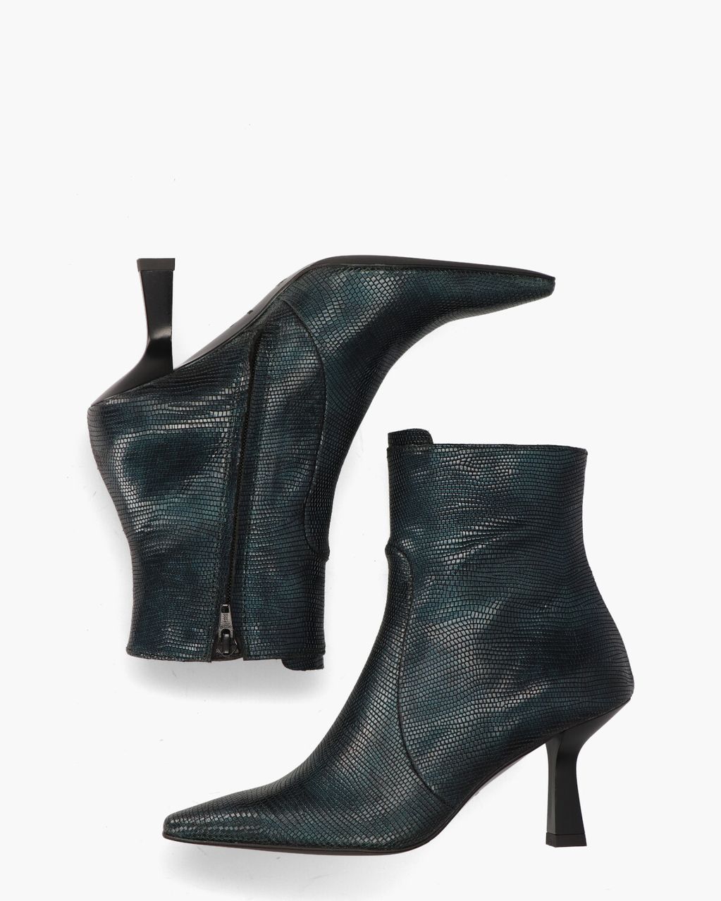 Zinda 1908 Petrol Dames Enkelboots