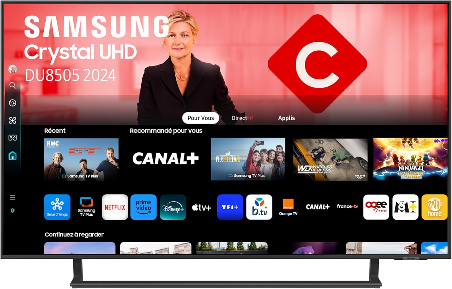Samsung Téléviseur TU43DU8505 43