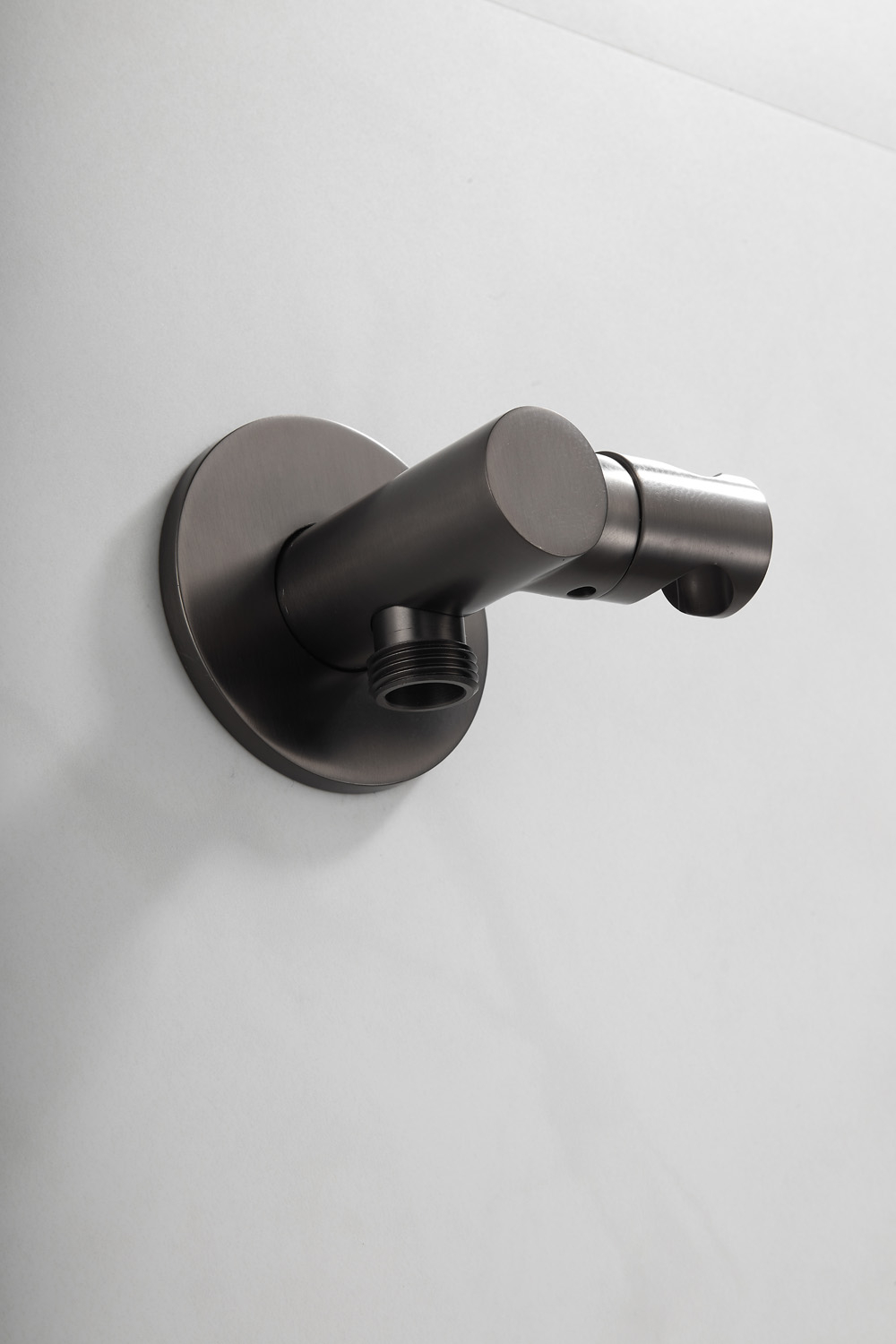 Saniclear Plus draaibare handdouche houder met wateraansluiting verouderd ijzer
