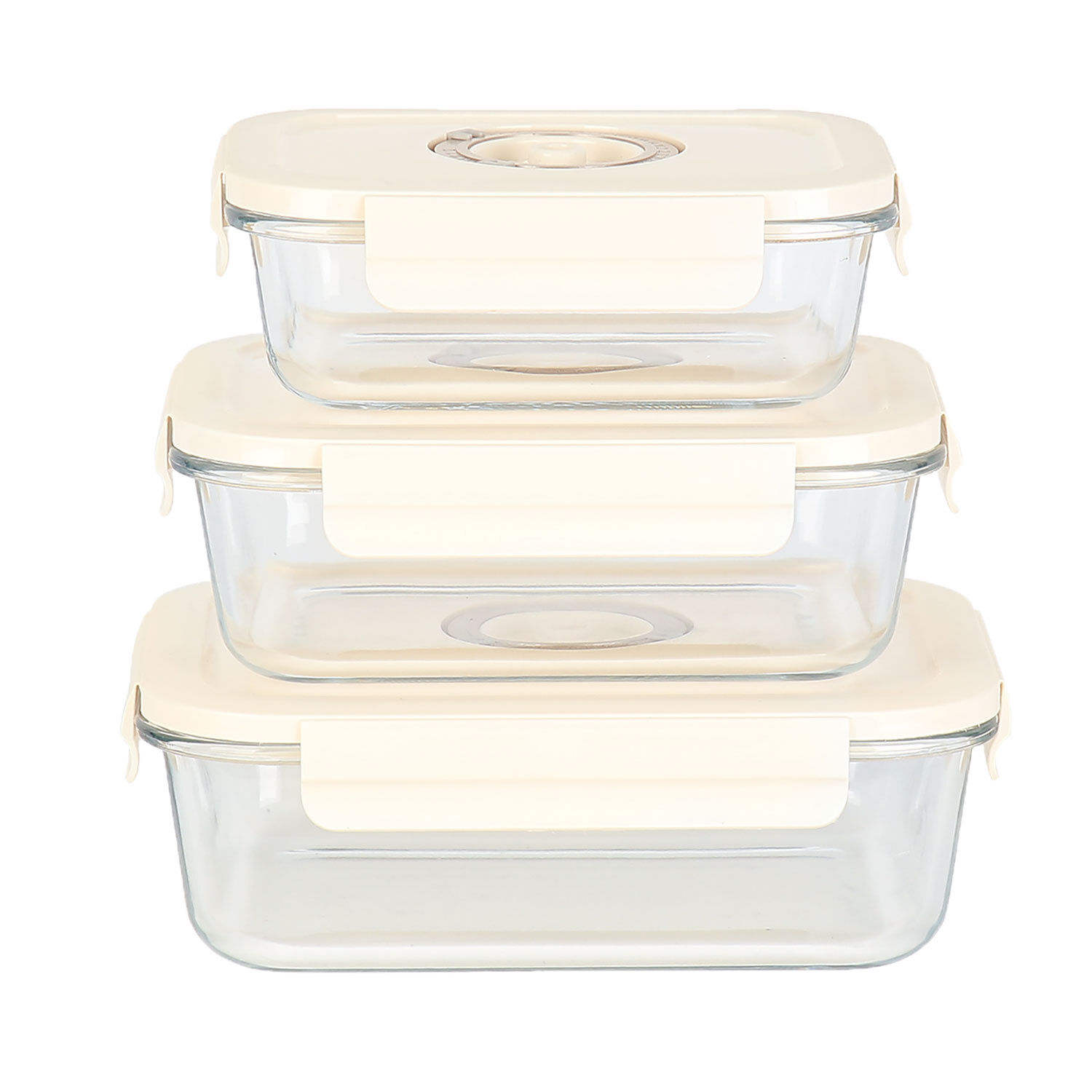 Sous-Vide-Aufbewahrungsboxen 3er Set mit Vakuumpumpe