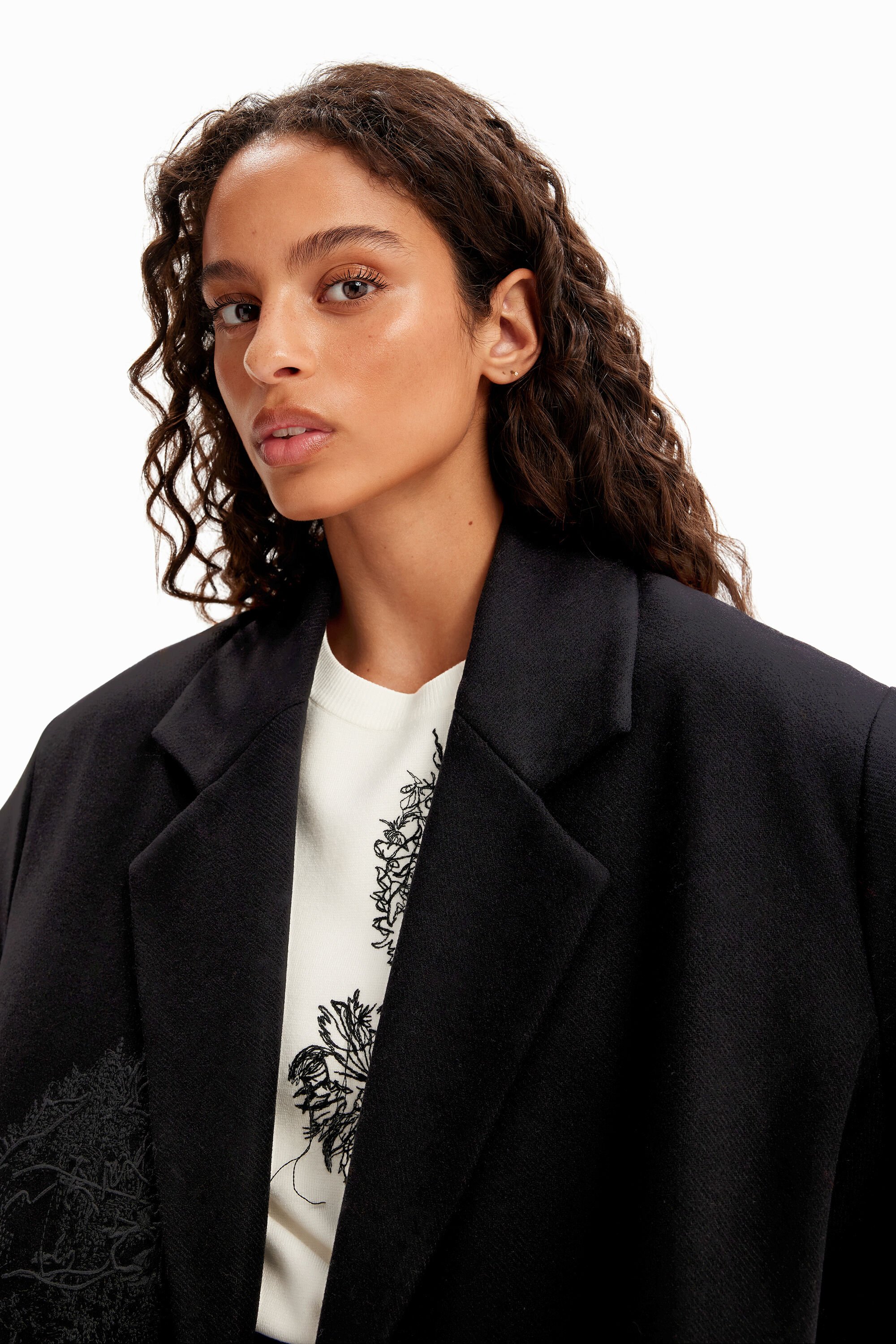 Manteau croisé laine M. Christian Lacroix