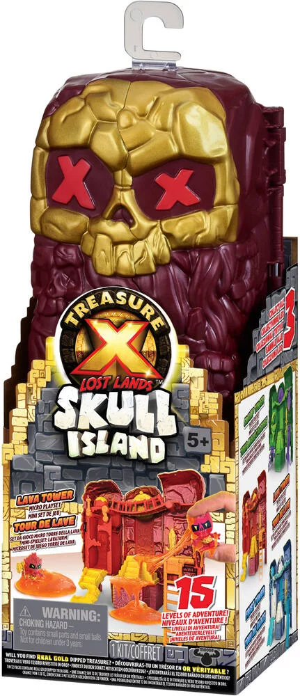 TRESOR X - DONJON SKULL ISLAND VOLCAN - 22 CM