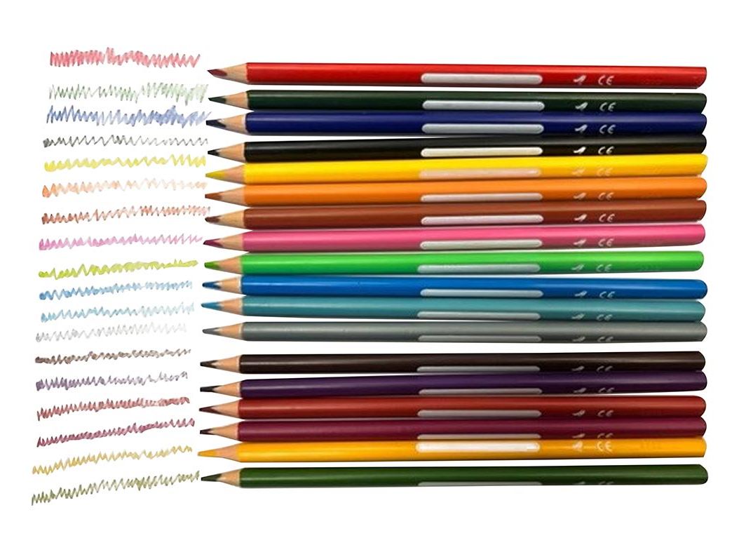 CAIXA DE 18 LÁPIS DE COR AUCHAN 18CM
