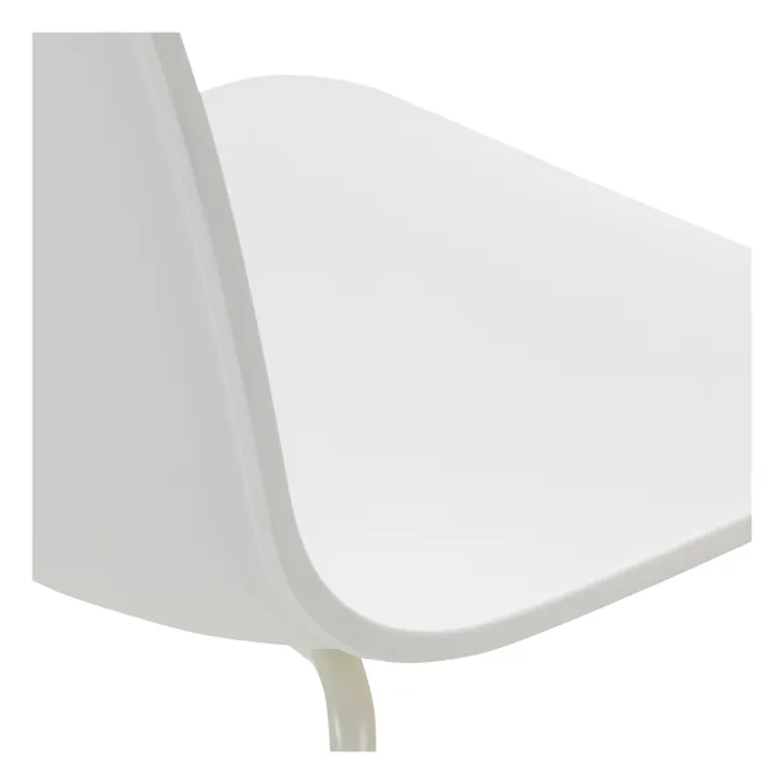 Vitra Chaise Hal RE tube - Jasper Morrison | Blanc coton